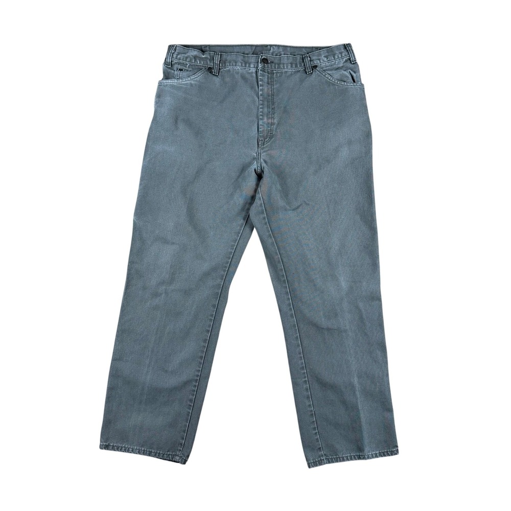 Dickies Carpenter Pants Men's 39x31 Green Relaxed Fit Canvas Utility‎ Workwear